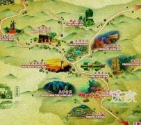 雅安景点地图(长沙景点地图)