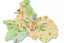 雅安景点地图(景点地图手绘)